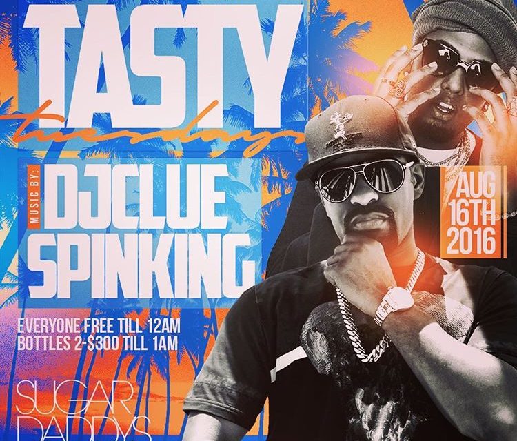 TASTY TUESDAYS WITH DJ CLUE DJ SPINKING AT SUGARDADDYS NYC