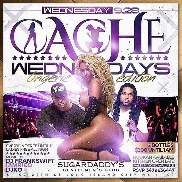 CACHE WEDNESDAYS LINGERIE EDITION AT SUGARDADDYS NYC