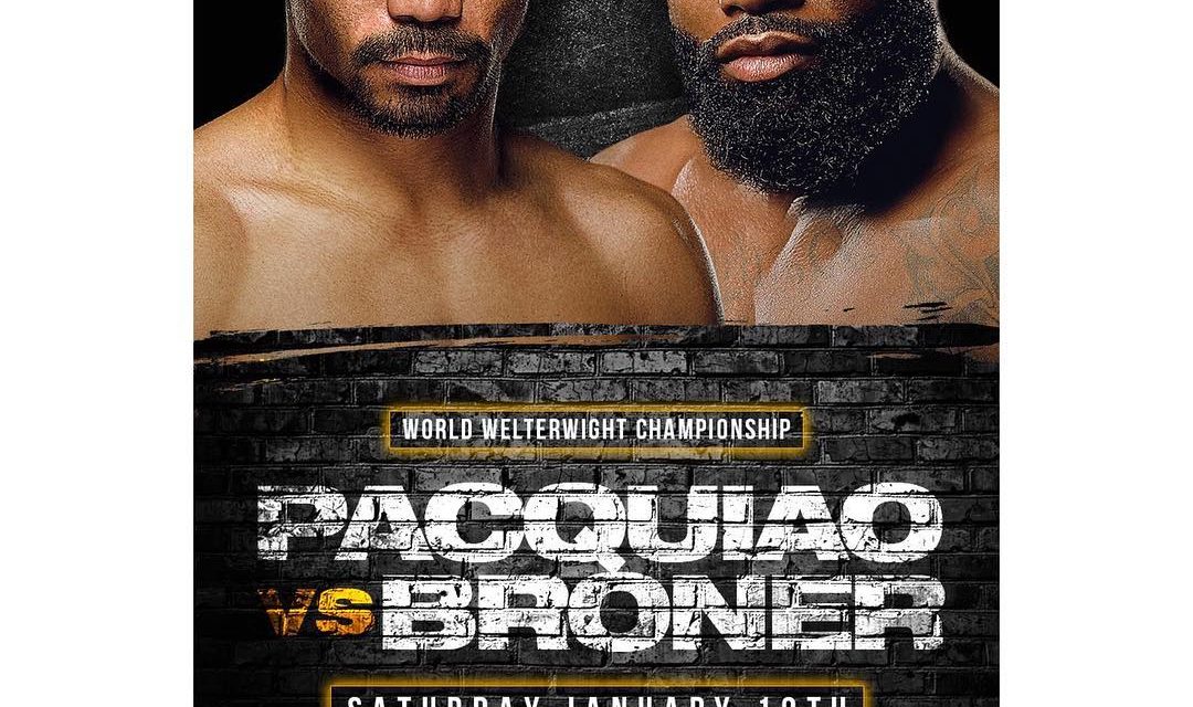 Pacquiao vs Broner PPV Saturday Night at Sugardaddys NYC